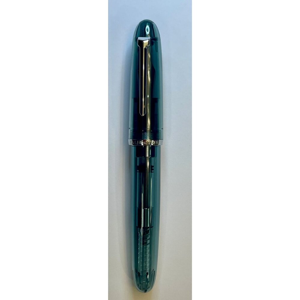 Ellington Pens Fountain Pen Clarity Transparent Clear & Blue NEW 2 PENS - Picture 9 of 11